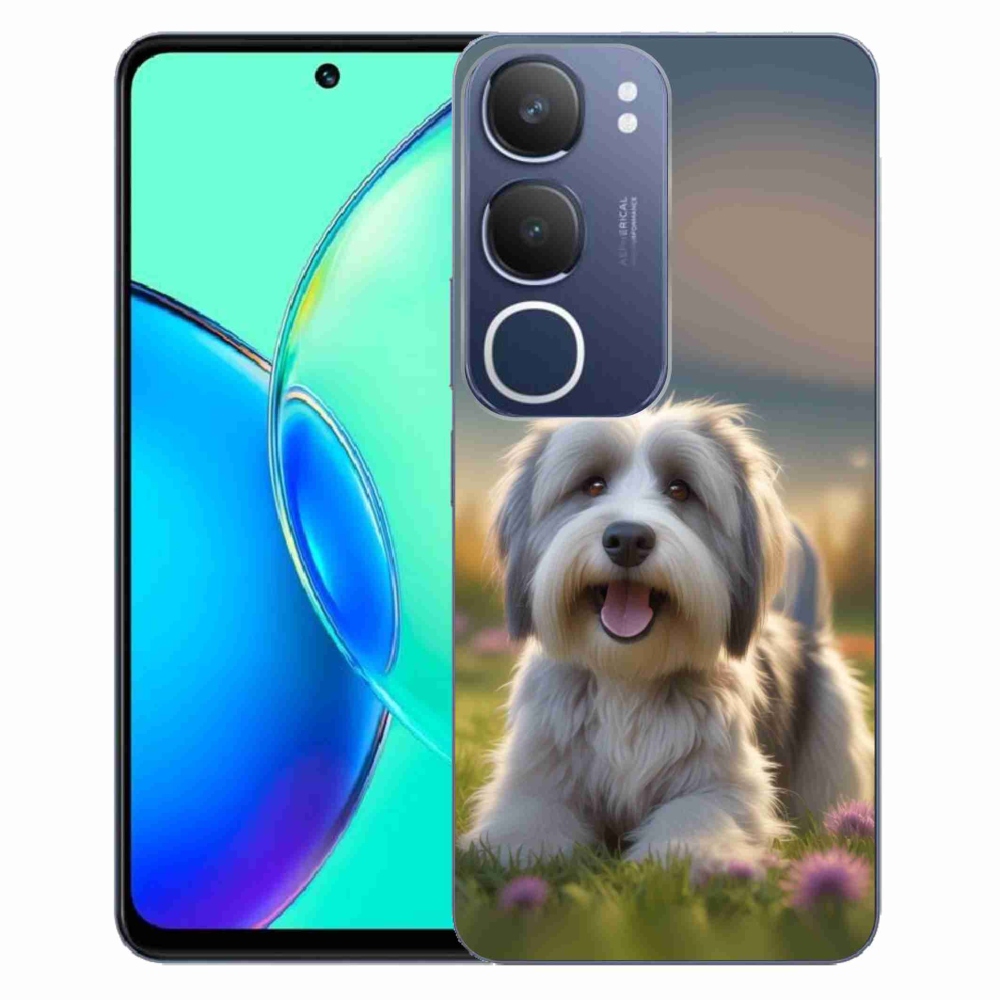 mmCase gél tok a Vivo Y19S-hez – aranyos havannai kutyus
