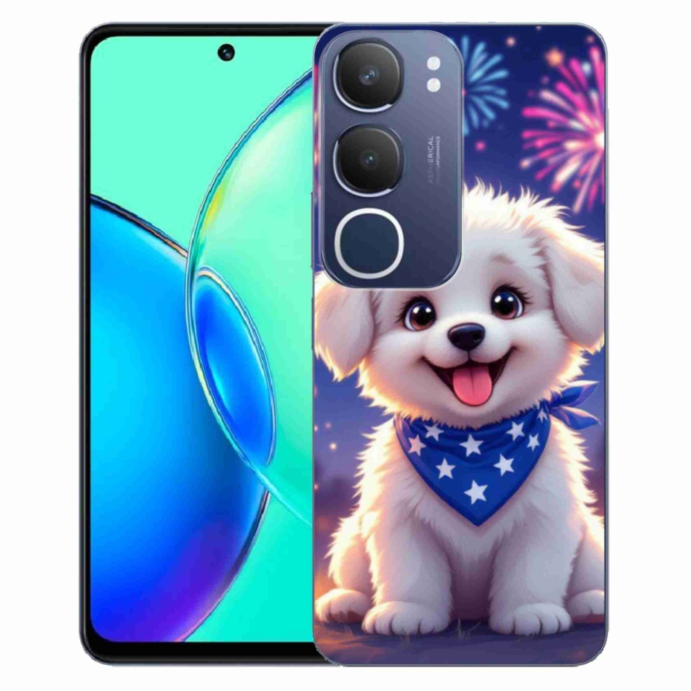 mmCase gél tok a Vivo Y19S-hez – ünnepi kiskutya