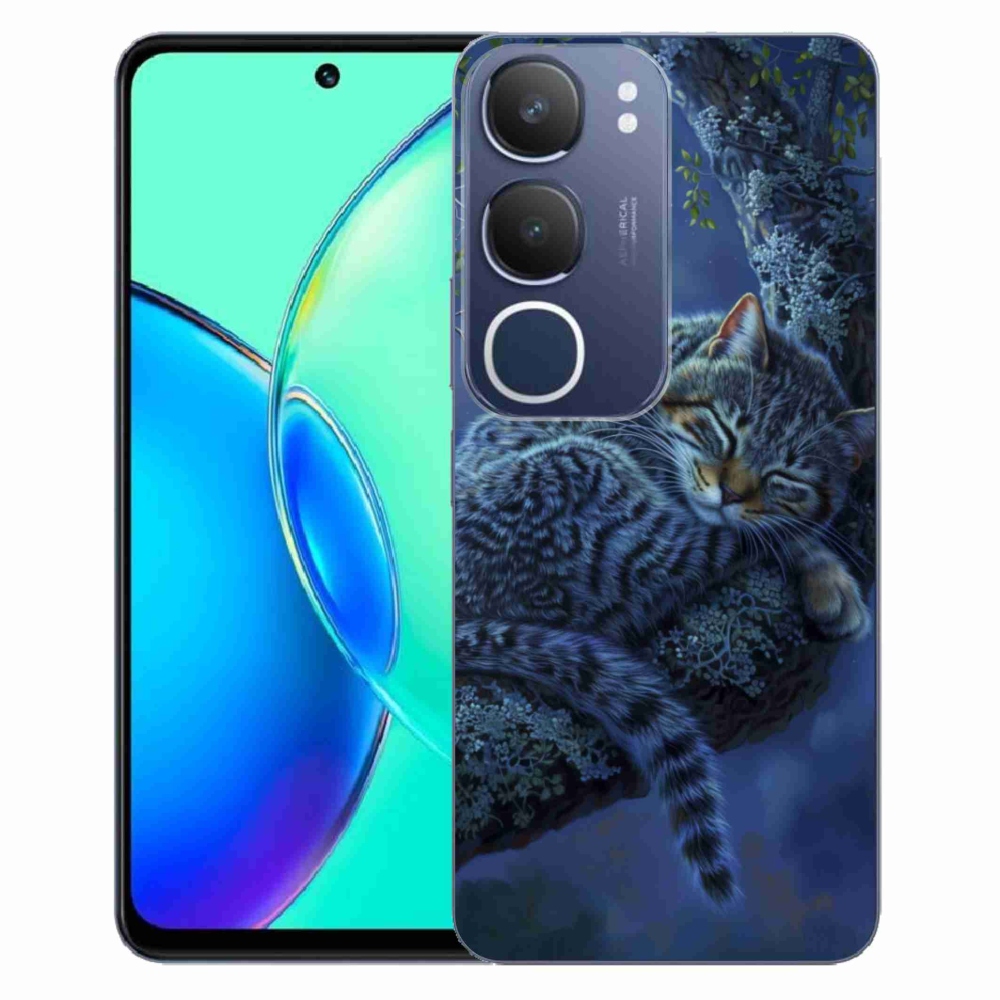 mmCase géltok a Vivo Y19S-hez – alvó macska
