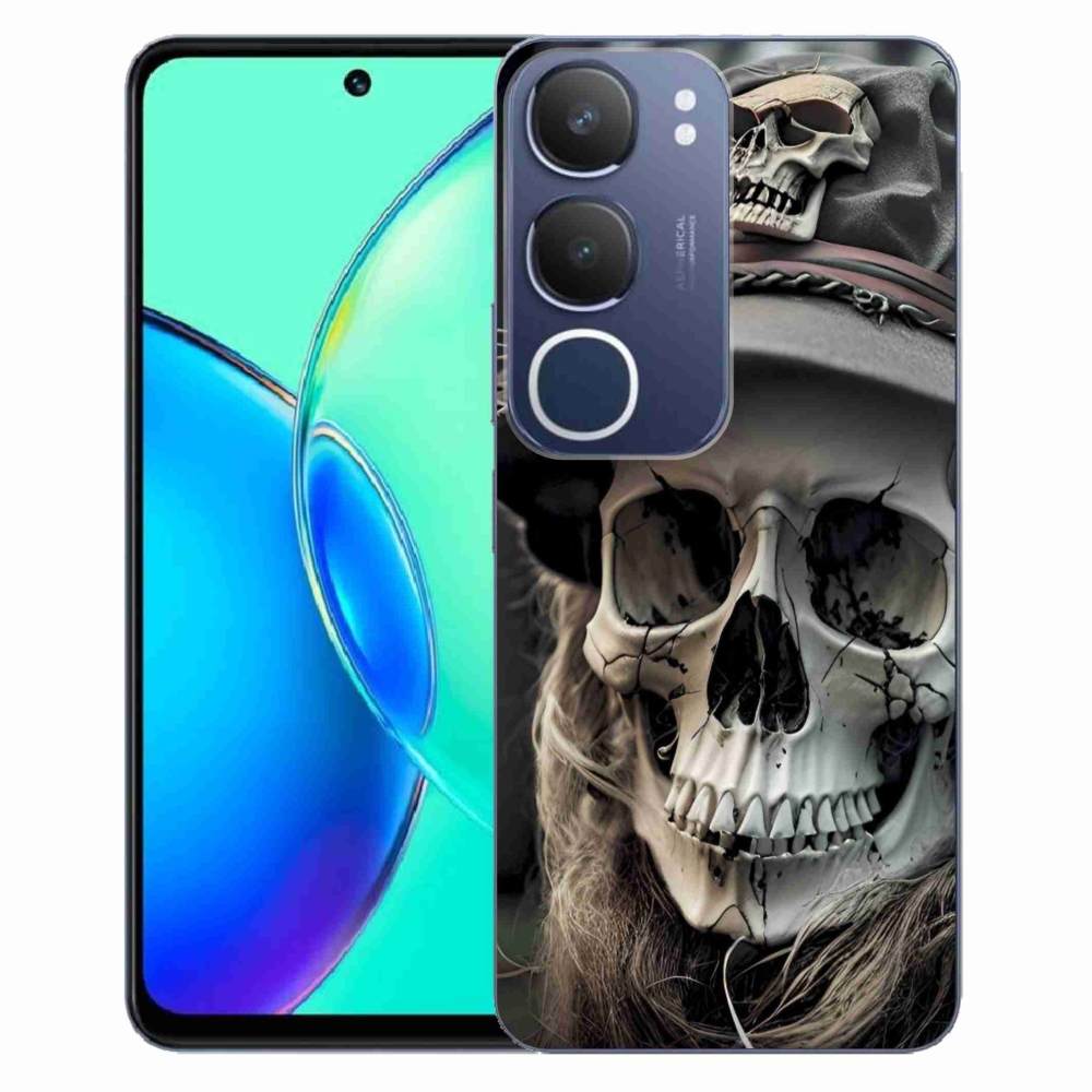 mmCase géltok a Vivo Y19S-hez – sötét koponya