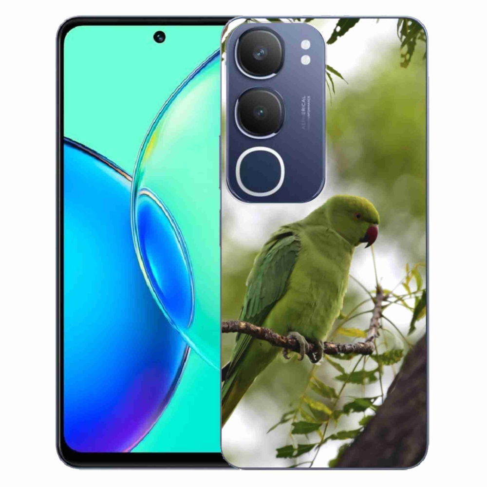 mmCase géltok a Vivo Y19S-hez – zöld papagáj