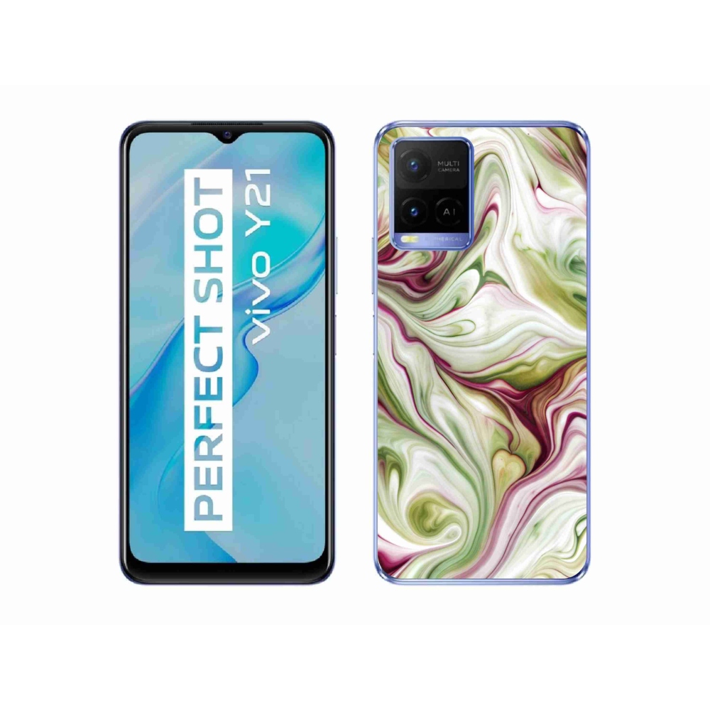 mmCase géltok a Vivo Y21/Y21s/Y33s készülékekhez – absztrakt motívum 36