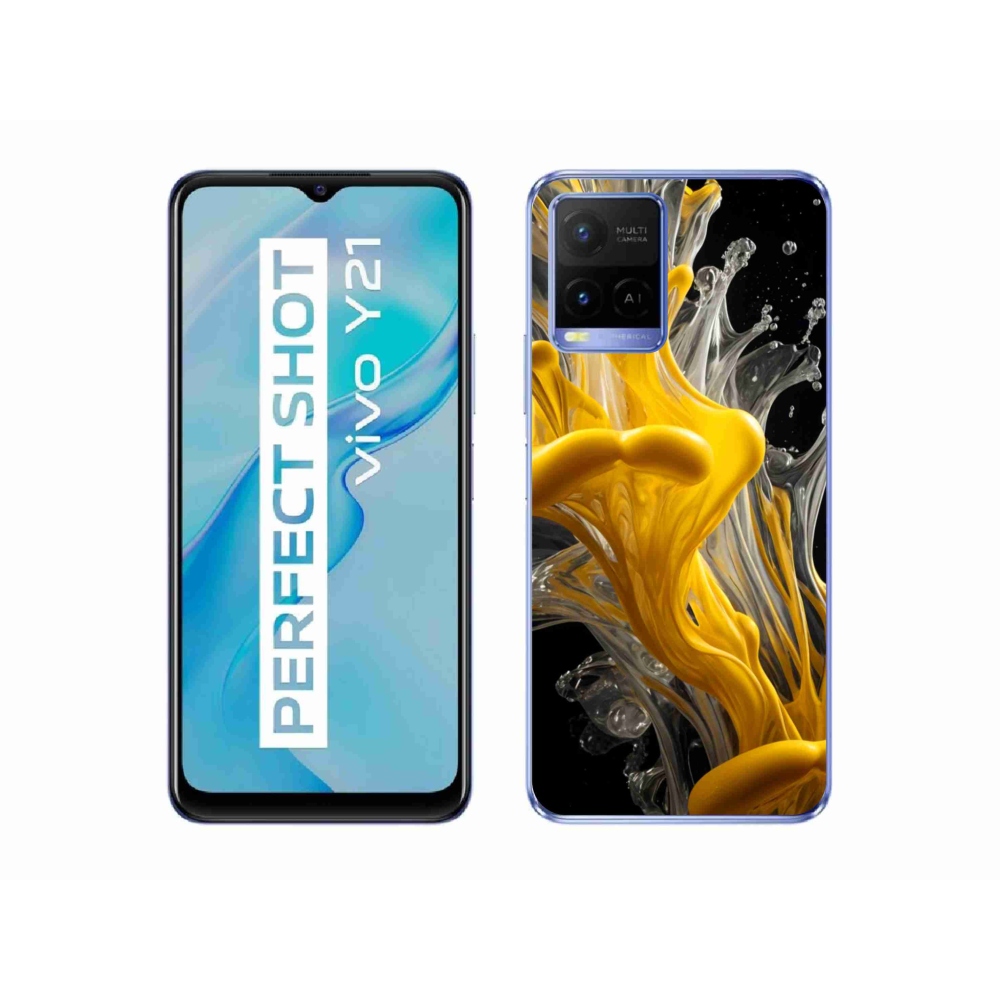 mmCase géltok a Vivo Y21/Y21s/Y33s készülékekhez – absztrakt motívum 48