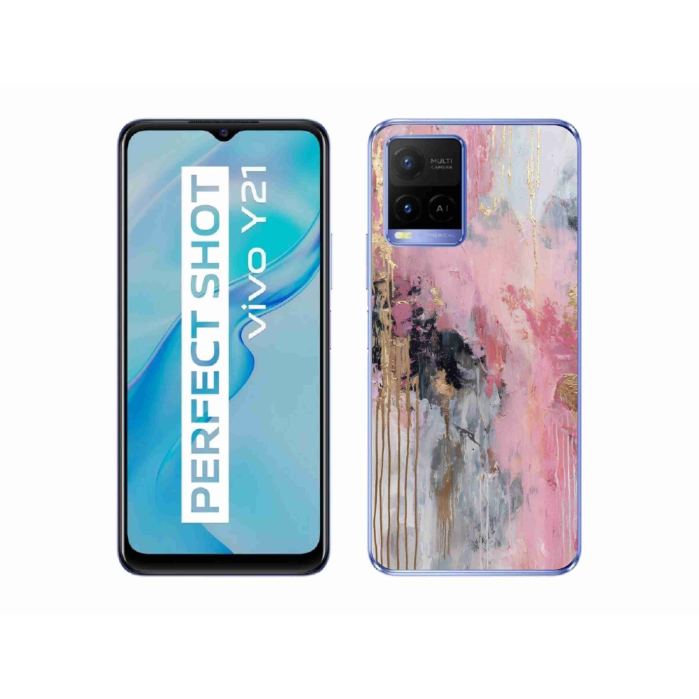 mmCase géltok a Vivo Y21/Y21s/Y33s készülékekhez – absztrakt motívum 49