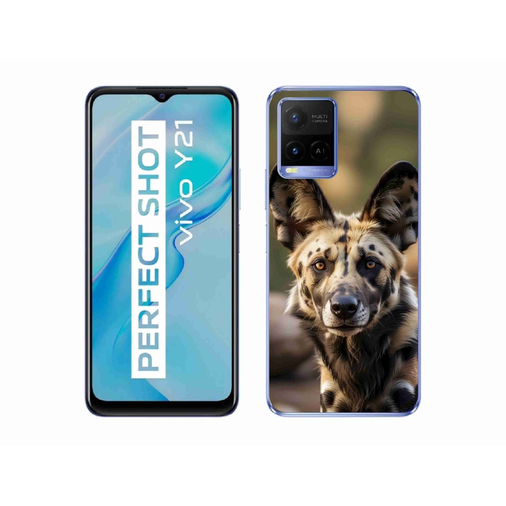 mmCase géltok a Vivo Y21/Y21s/Y33s modellekhez – afrikai vadkutya