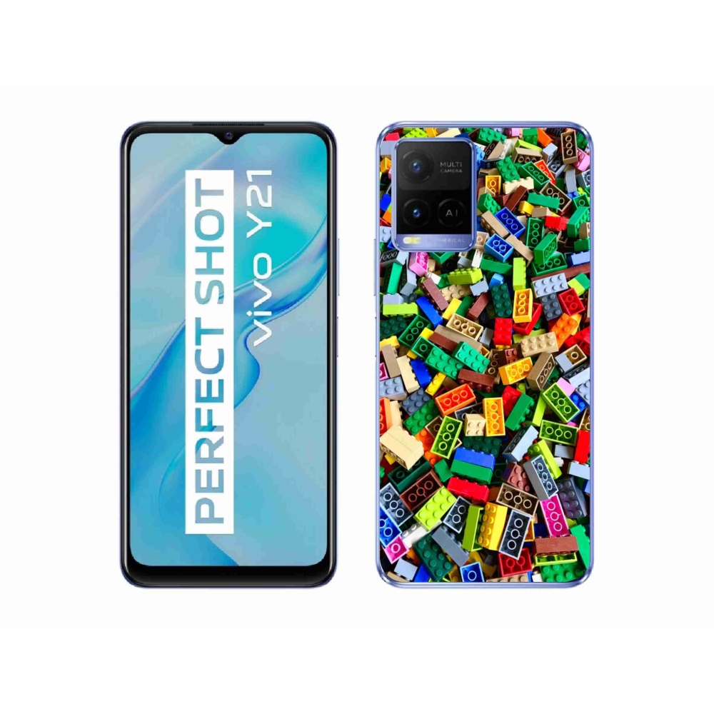 mmCase géltok a Vivo Y21/Y21s/Y33s készülékekhez – színes építőelemek