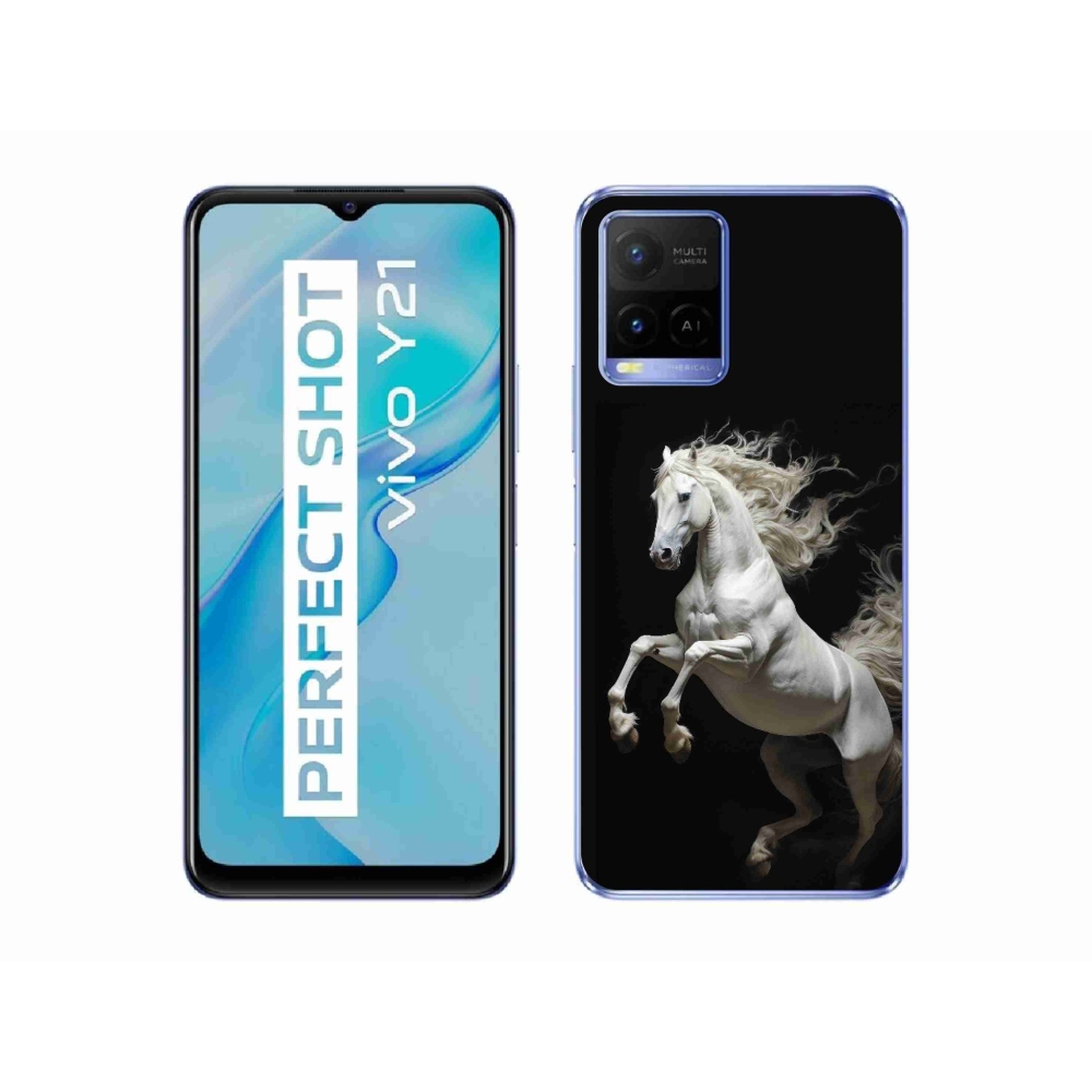 mmCase géltok a Vivo Y21/Y21s/Y33s készülékekhez – fehér ló 4
