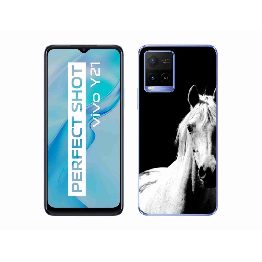 mmCase géltok a Vivo Y21/Y21s/Y33s készülékekhez – fehér ló 5