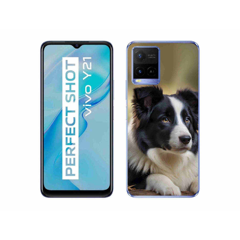 mmCase géltok a Vivo Y21/Y21s/Y33s készülékekhez – border collie 2