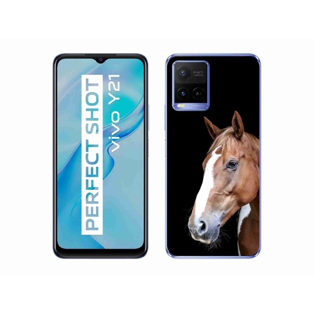 mmCase géltok a Vivo Y21/Y21s/Y33s készülékekhez – barna ló 3