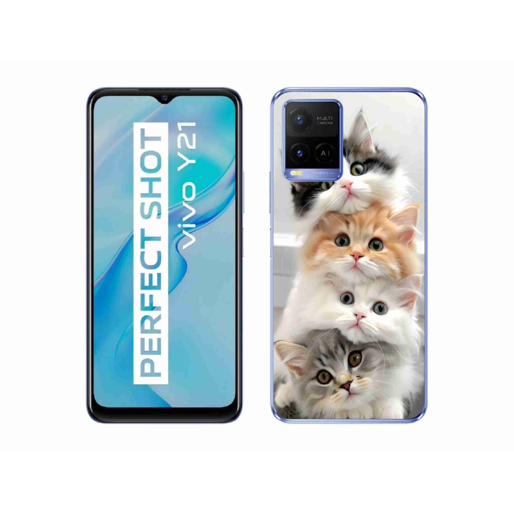 mmCase géltok a Vivo Y21/Y21s/Y33s modellekhez – macskás csapat