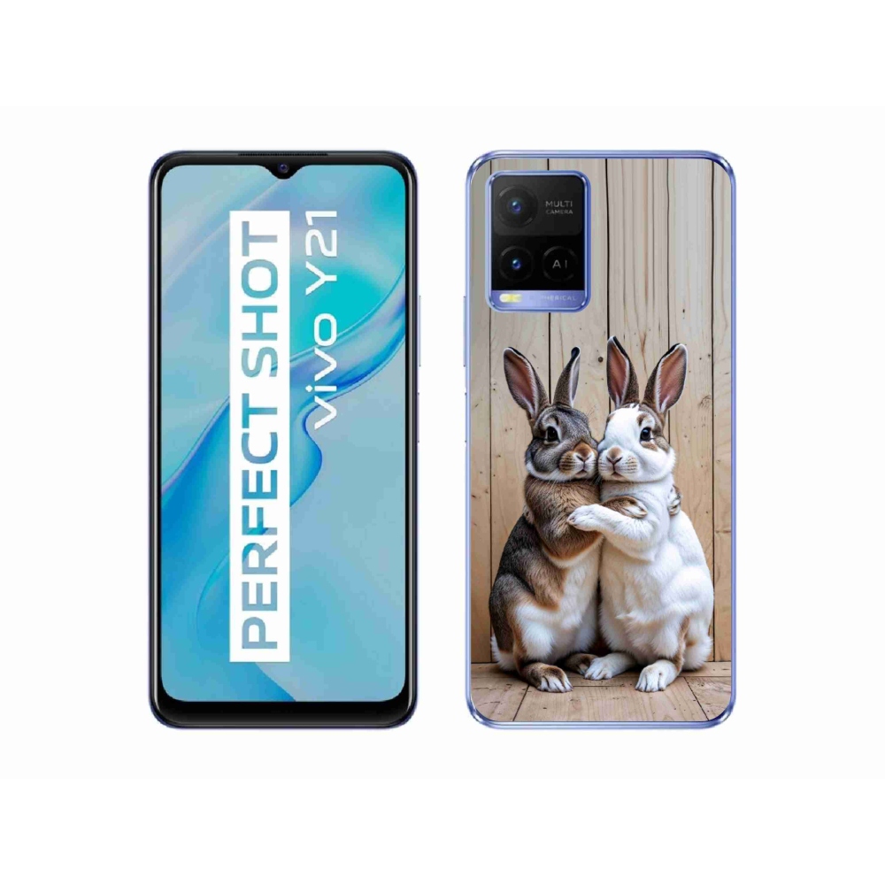 mmCase géltok a Vivo Y21/Y21s/Y33s modellekhez – nyúlpár