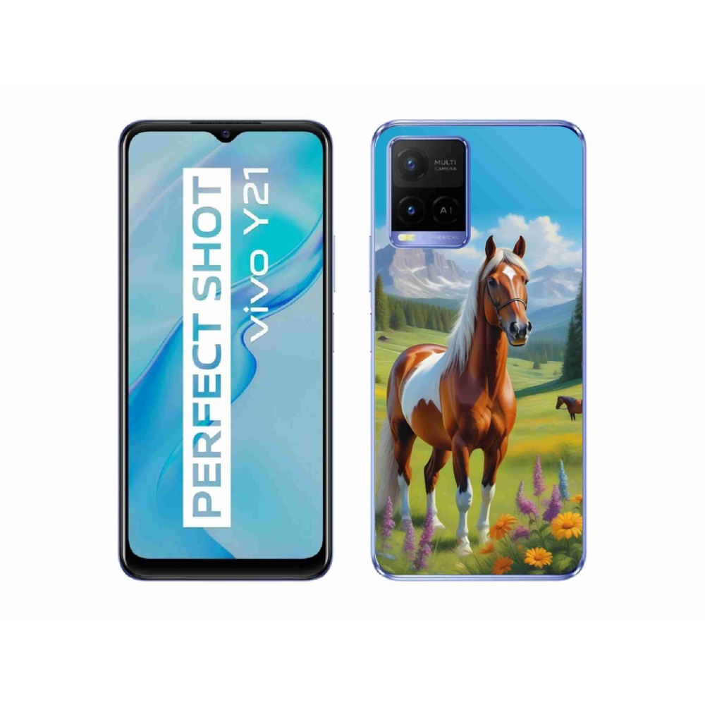 mmCase géltok a Vivo Y21/Y21s/Y33s készülékekhez – ló a réten