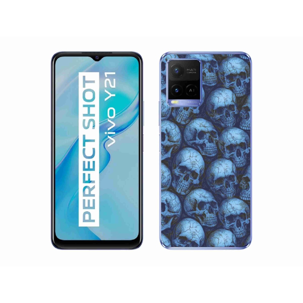 mmCase géltok a Vivo Y21/Y21s/Y33s készülékekhez – koponyák