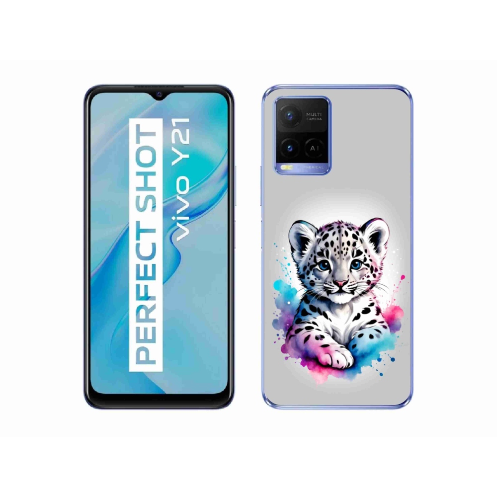 mmCase géltok a Vivo Y21/Y21s/Y33s készülékekhez – leopárdkölyök