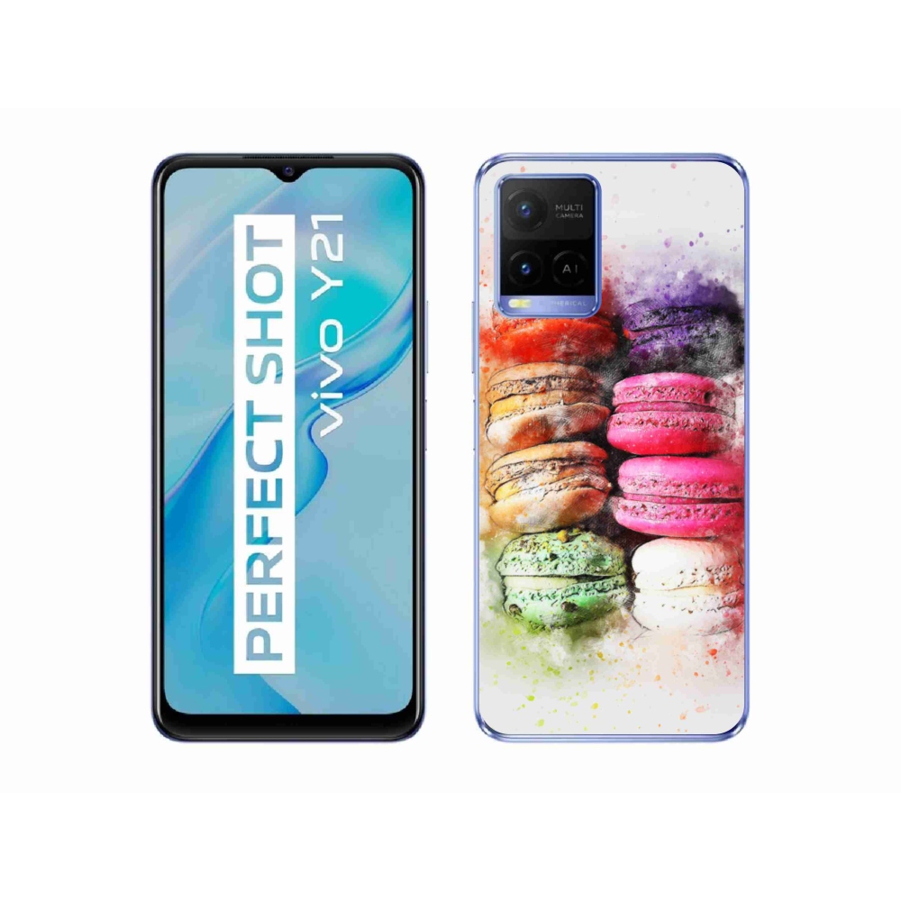 mmCase géltok a Vivo Y21/Y21s/Y33s készülékekhez – macaronok