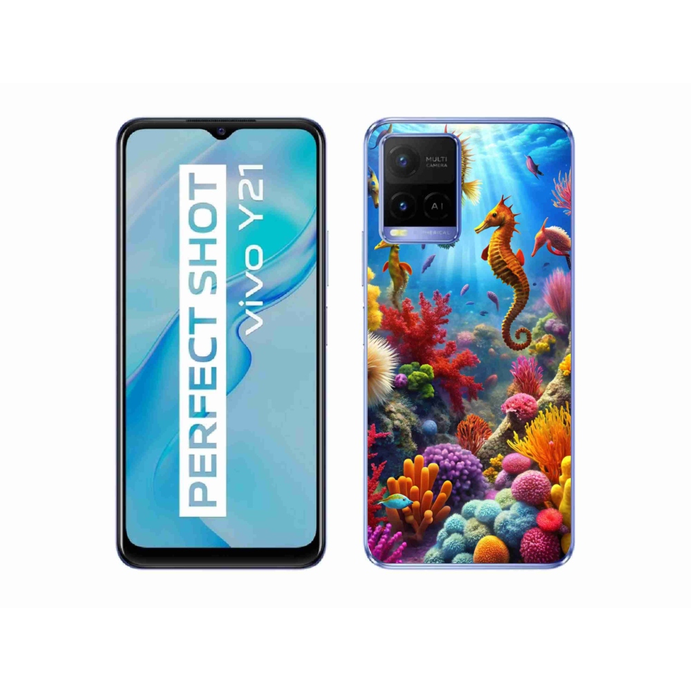 mmCase géltok a Vivo Y21/Y21s/Y33s készülékekhez – Tengeri világ 3