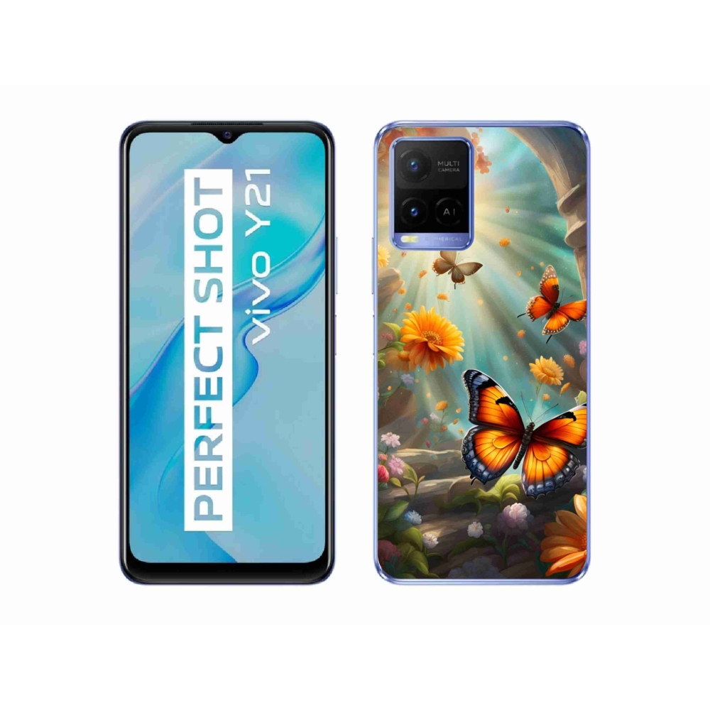 mmCase géltok a Vivo Y21/Y21s/Y33s készülékekhez – Pillangókert 2