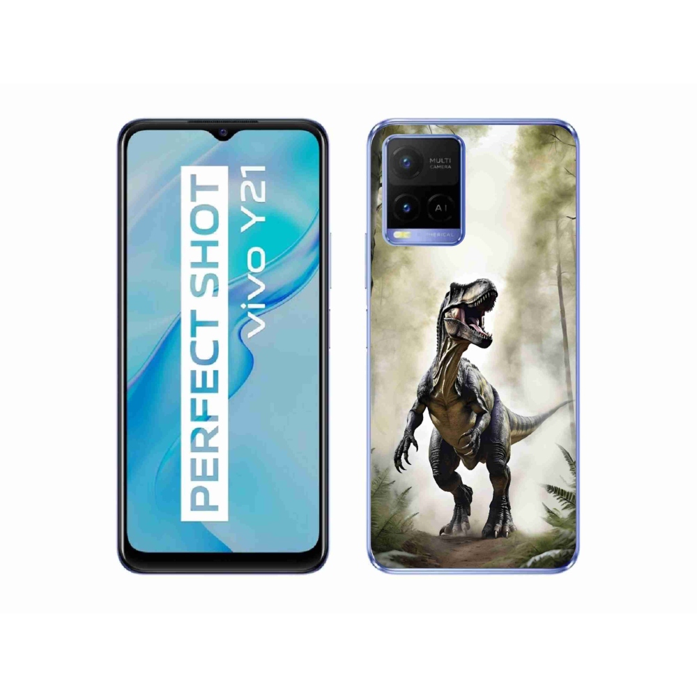 mmCase géltok a Vivo Y21/Y21s/Y33s modellekhez – dühös T-Rex