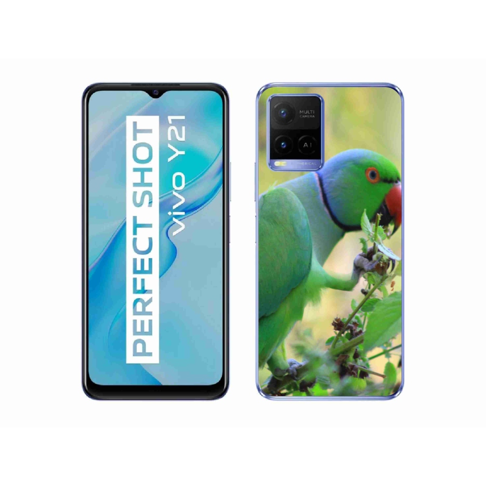 mmCase géltok a Vivo Y21/Y21s/Y33s készülékekhez – alexandri papagáj
