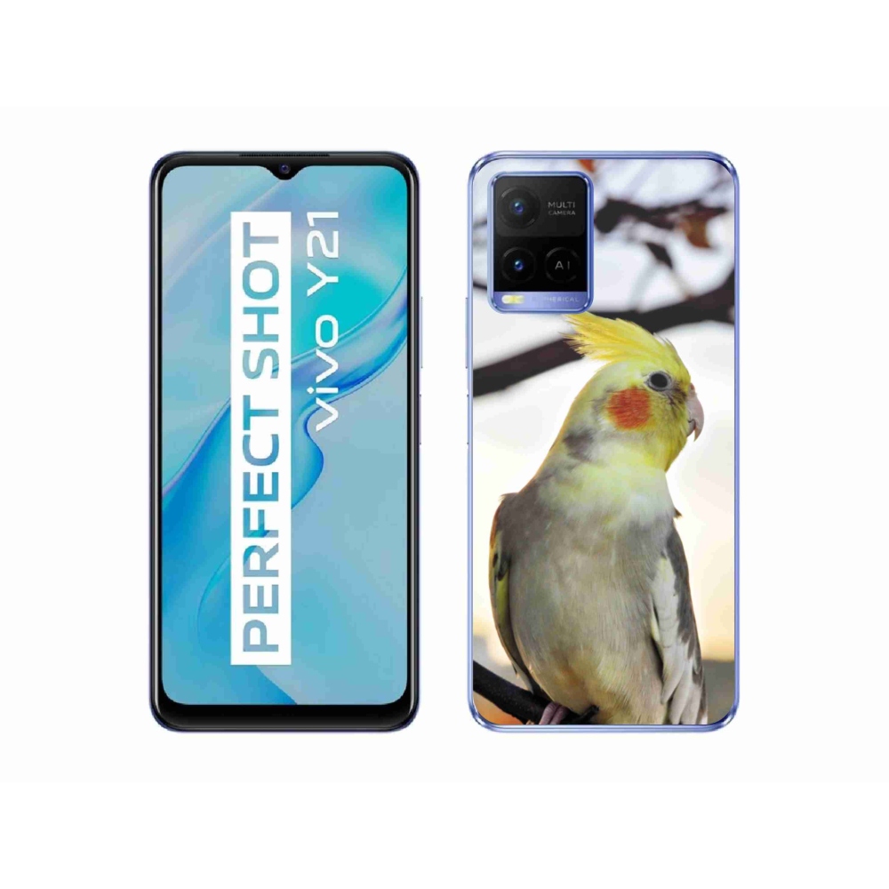 mmCase géltok a Vivo Y21/Y21s/Y33s készülékekhez – korella papagáj