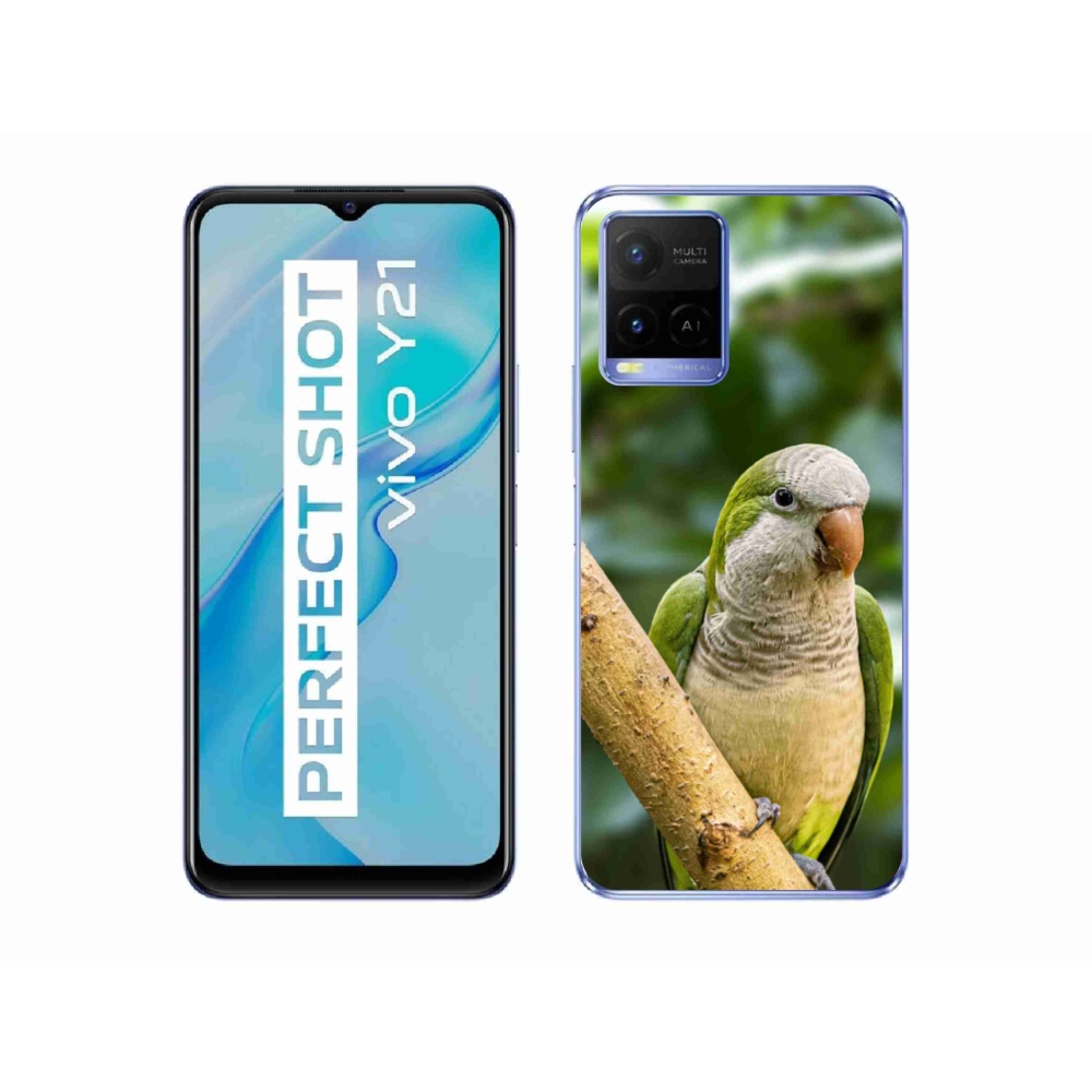 mmCase géltok a Vivo Y21/Y21s/Y33s készülékekhez – papagáj