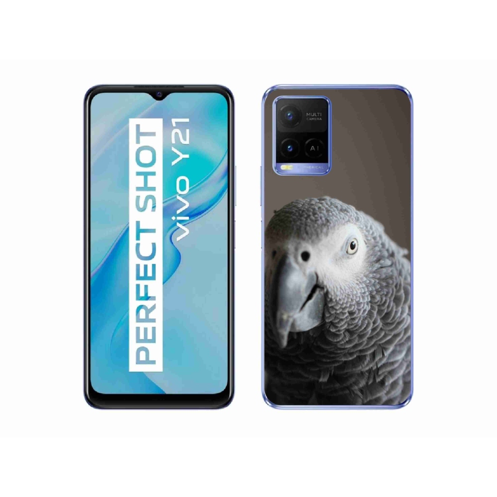 mmCase géltok a Vivo Y21/Y21s/Y33s modellekhez – szuka papagáj 2