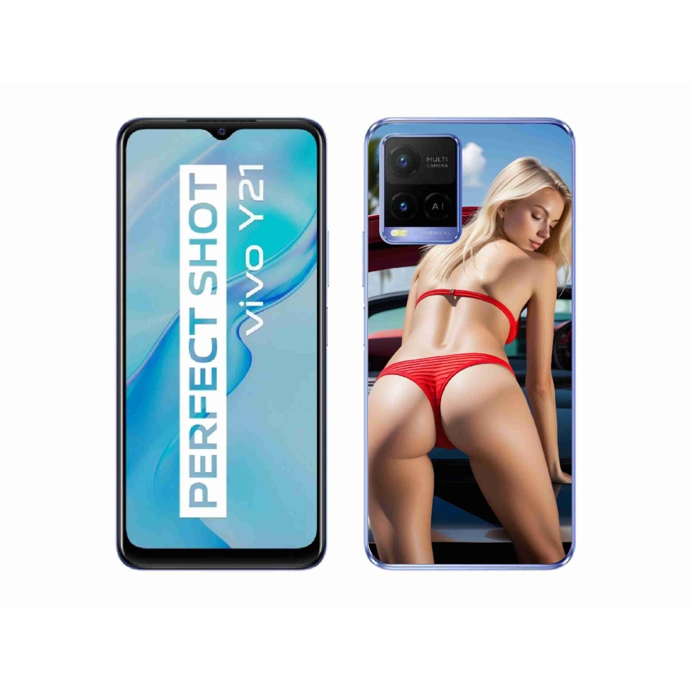 mmCase géltok a Vivo Y21/Y21s/Y33s készülékekhez – szexi nő 2