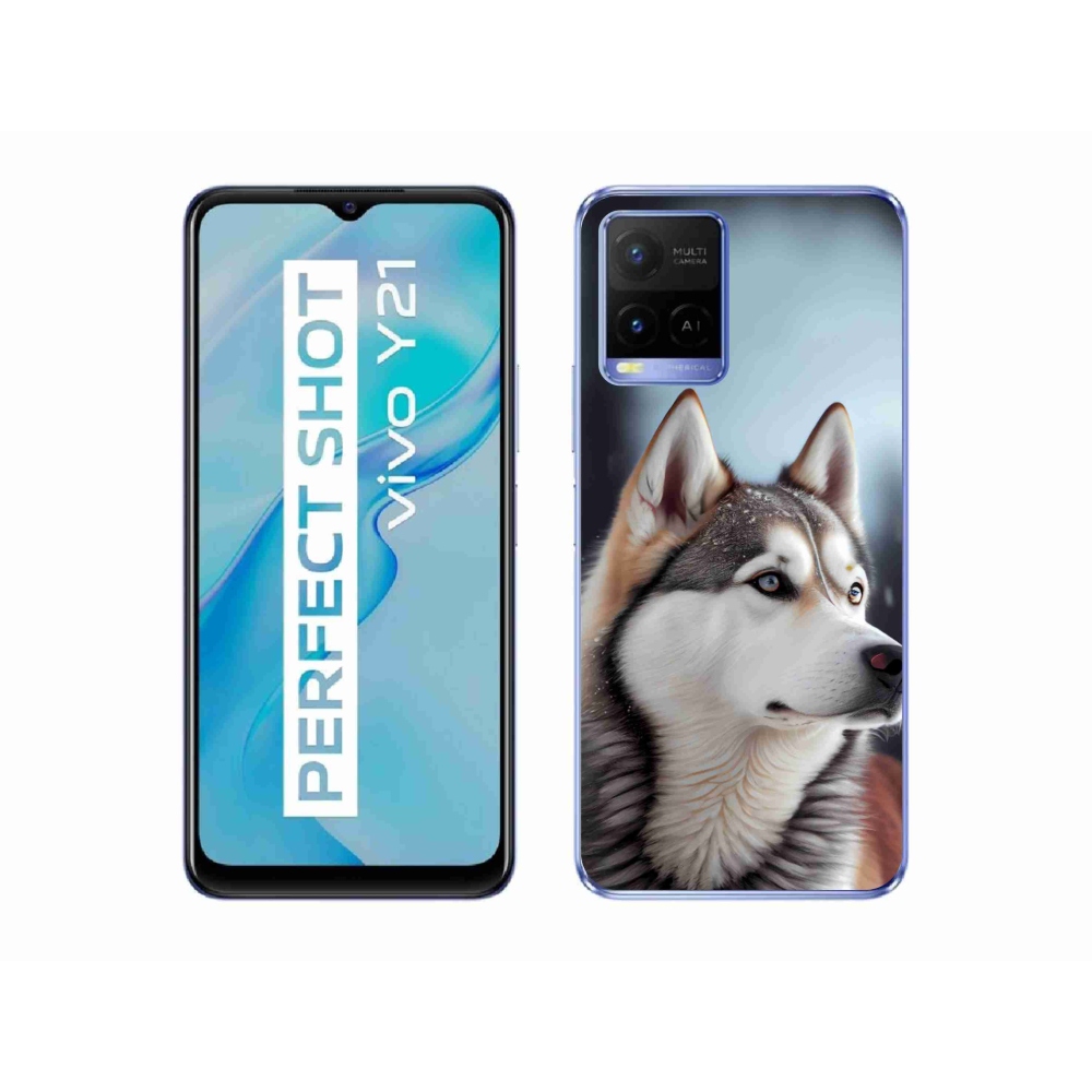 mmCase géltok a Vivo Y21/Y21s/Y33s készülékekhez – szibériai husky