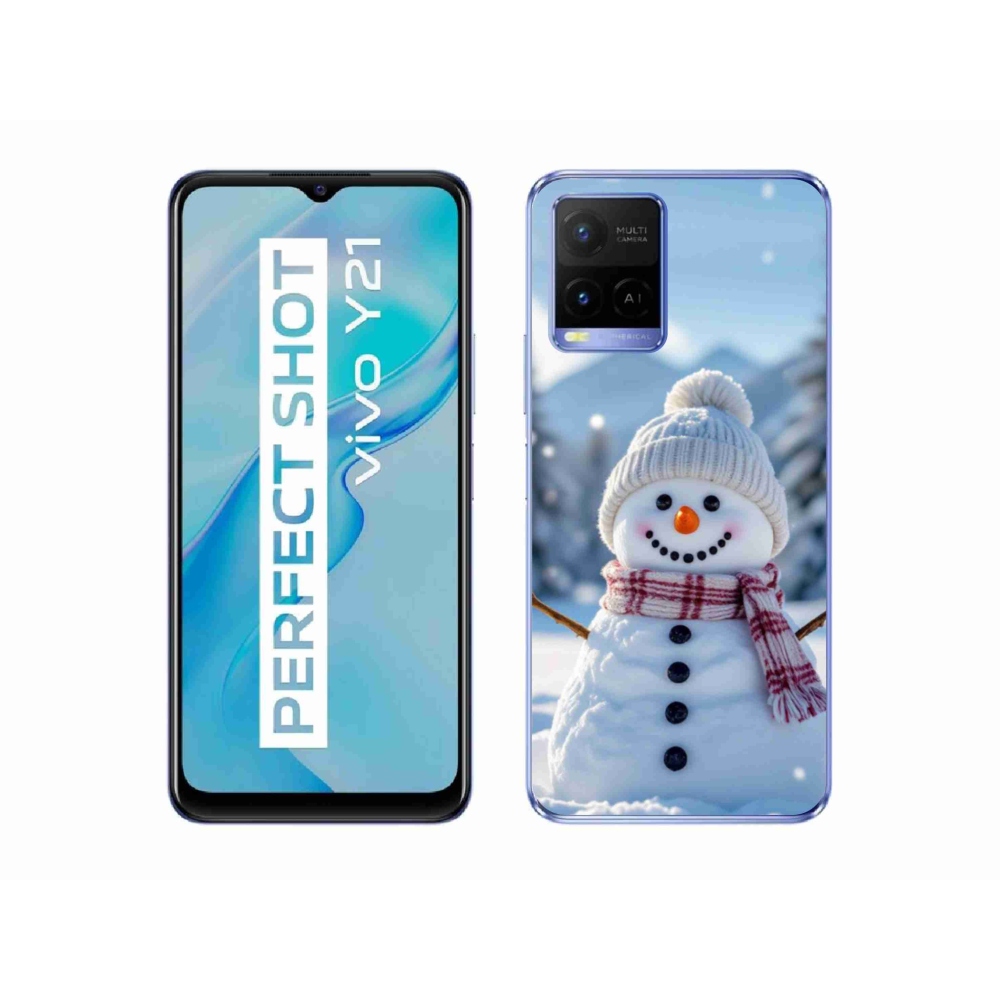 mmCase géltok a Vivo Y21/Y21s/Y33s készülékekhez – hóember 3