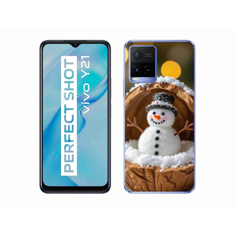 mmCase géltok a Vivo Y21/Y21s/Y33s készülékekhez – hóember 4