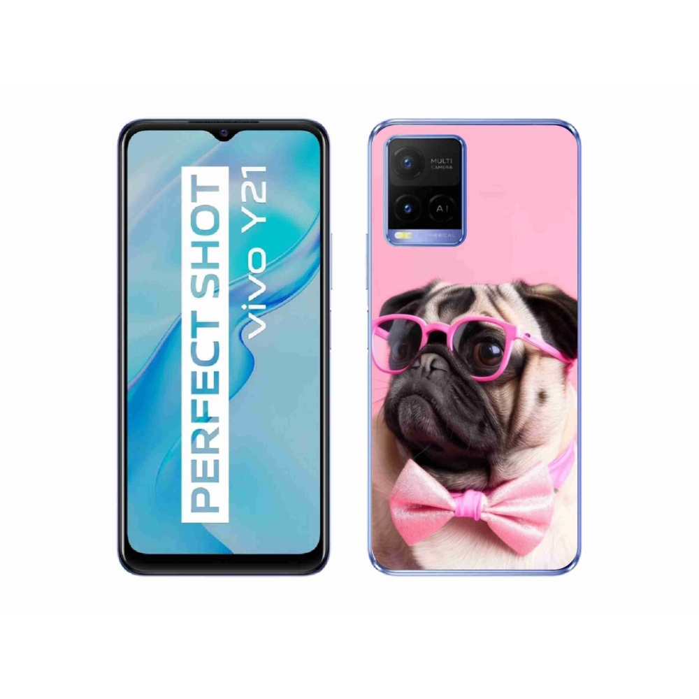 mmCase gél tok a Vivo Y21/Y21s/Y33s készülékekhez – stílusos mopsz