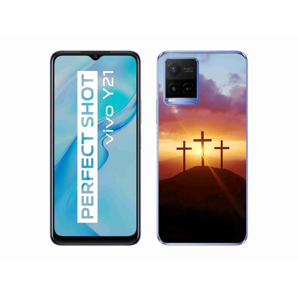 mmCase gél tok a Vivo Y21/Y21s/Y33s modellekhez – három kereszt