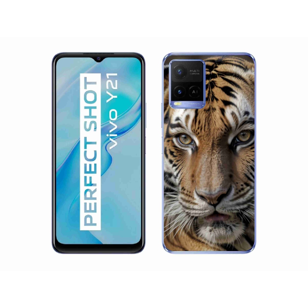 mmCase géltok a Vivo Y21/Y21s/Y33s modellekhez – tigrismintás