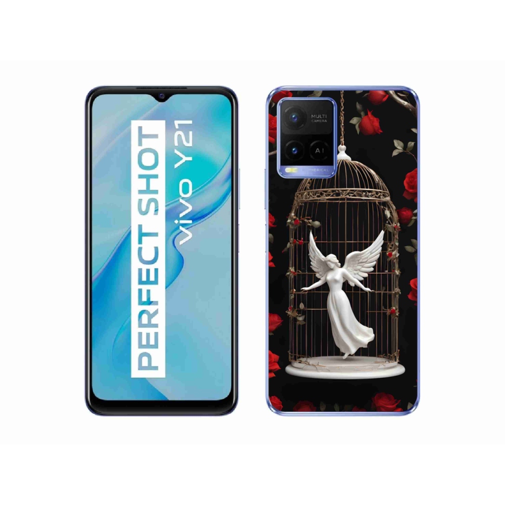 mmCase géltok a Vivo Y21/Y21s/Y33s modellekhez – a fogságba ejtett angyal