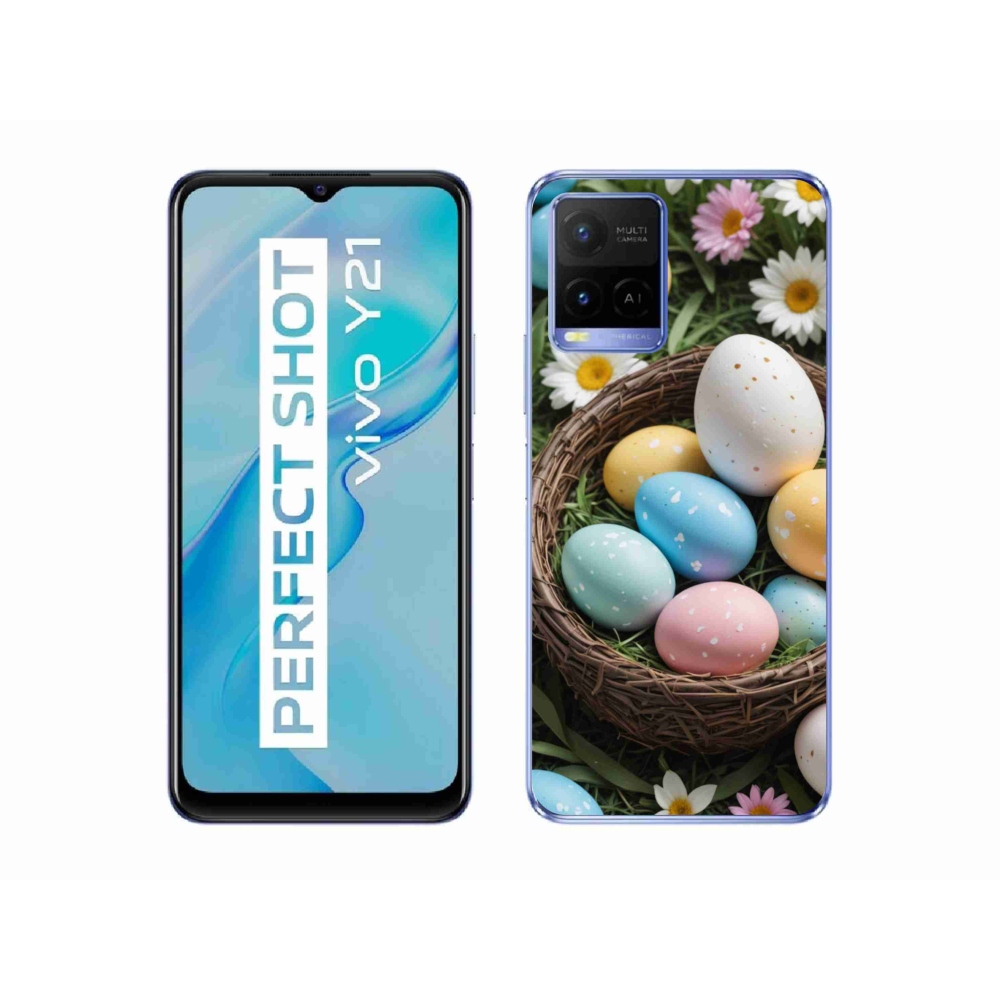 mmCase géltok a Vivo Y21/Y21s/Y33s készülékekhez – húsvéti tojások 2