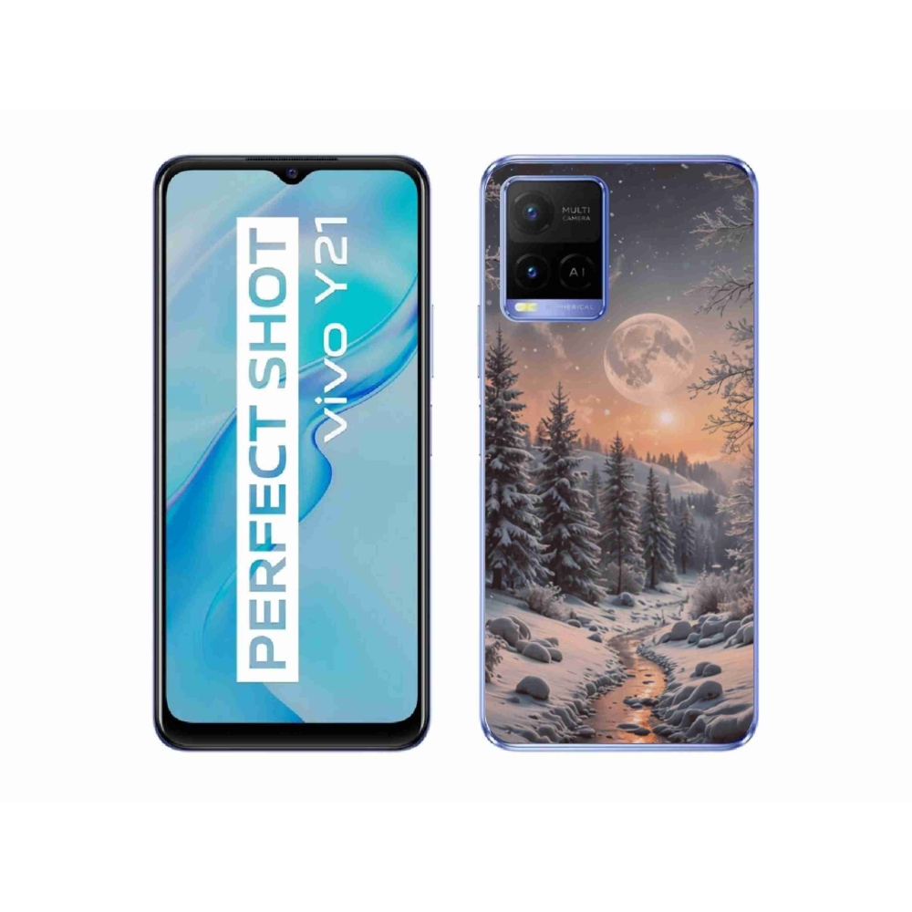 mmCase gél tok a Vivo Y21/Y21s/Y33s készülékekhez – téli táj 2