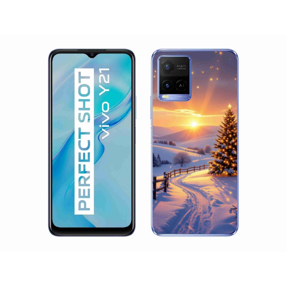 mmCase géltok a Vivo Y21/Y21s/Y33s készülékekhez – téli táj