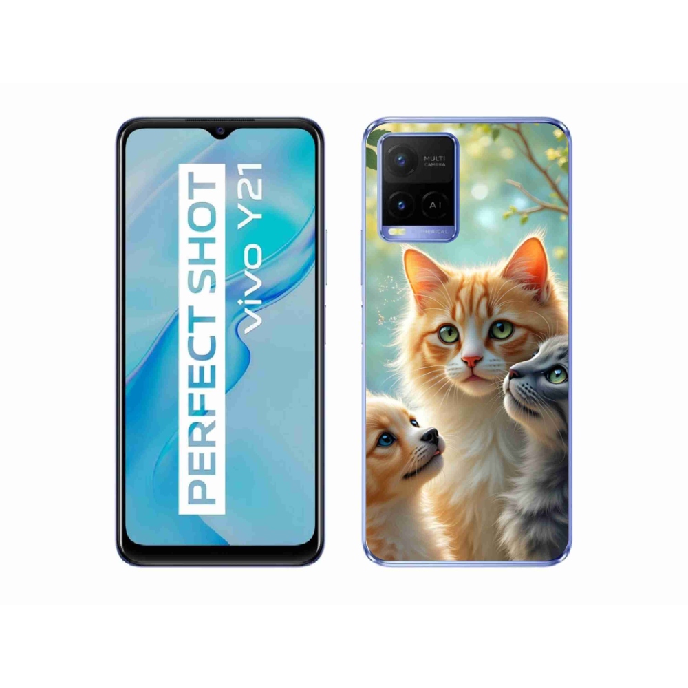 mmCase géltok a Vivo Y21/Y21s/Y33s modellekhez – Állati barátság 2