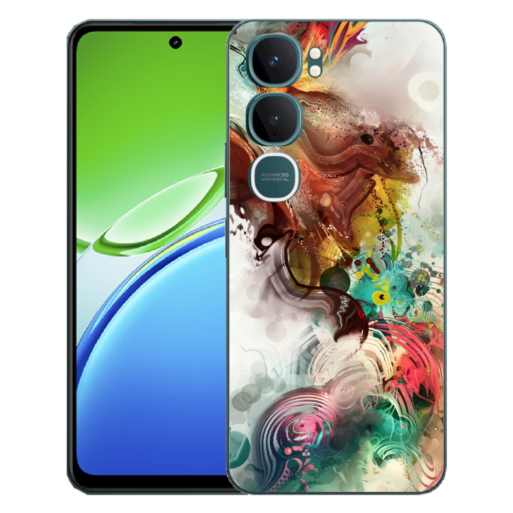 mmCase gél tok a Vivo Y21d-hez – absztrakt 1