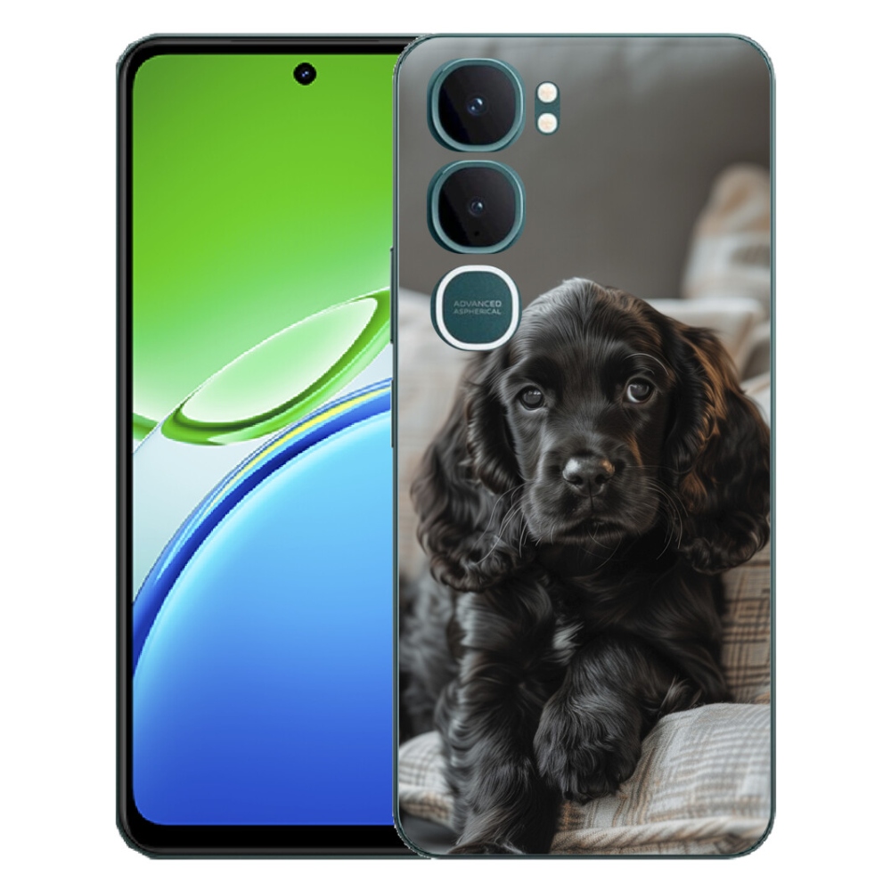 mmCase gél tok a Vivo Y21d-hez – angol cocker spániel