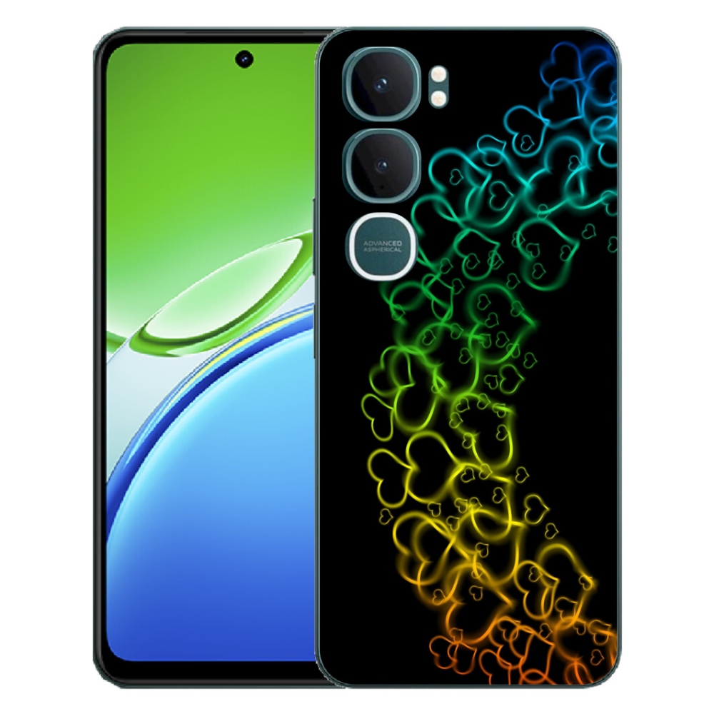 mmCase géltok a Vivo Y21d-hez – színes szívecskék