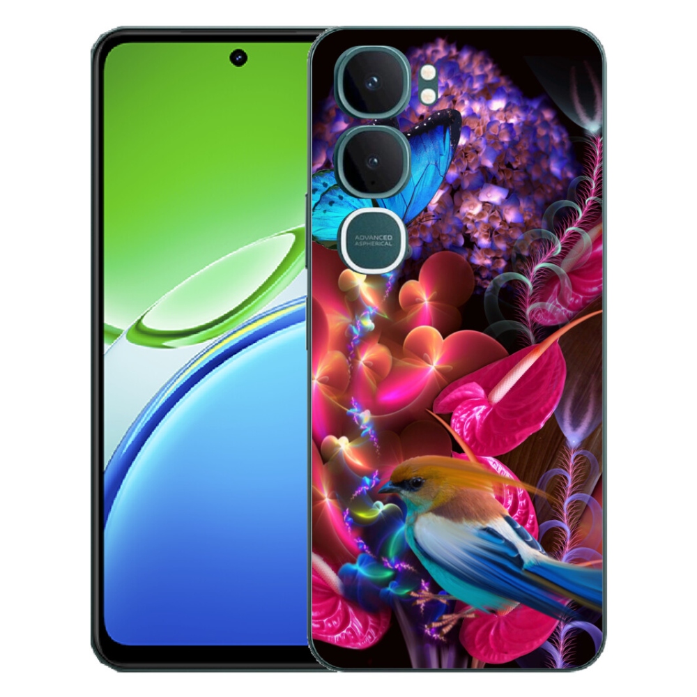 mmCase géltok a Vivo Y21d-hez – színes virágok