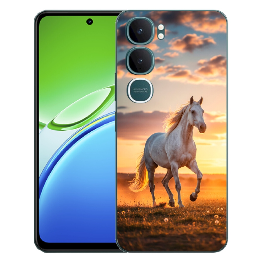 mmCase gél tok a Vivo Y21d-hez – futó fehér ló 2