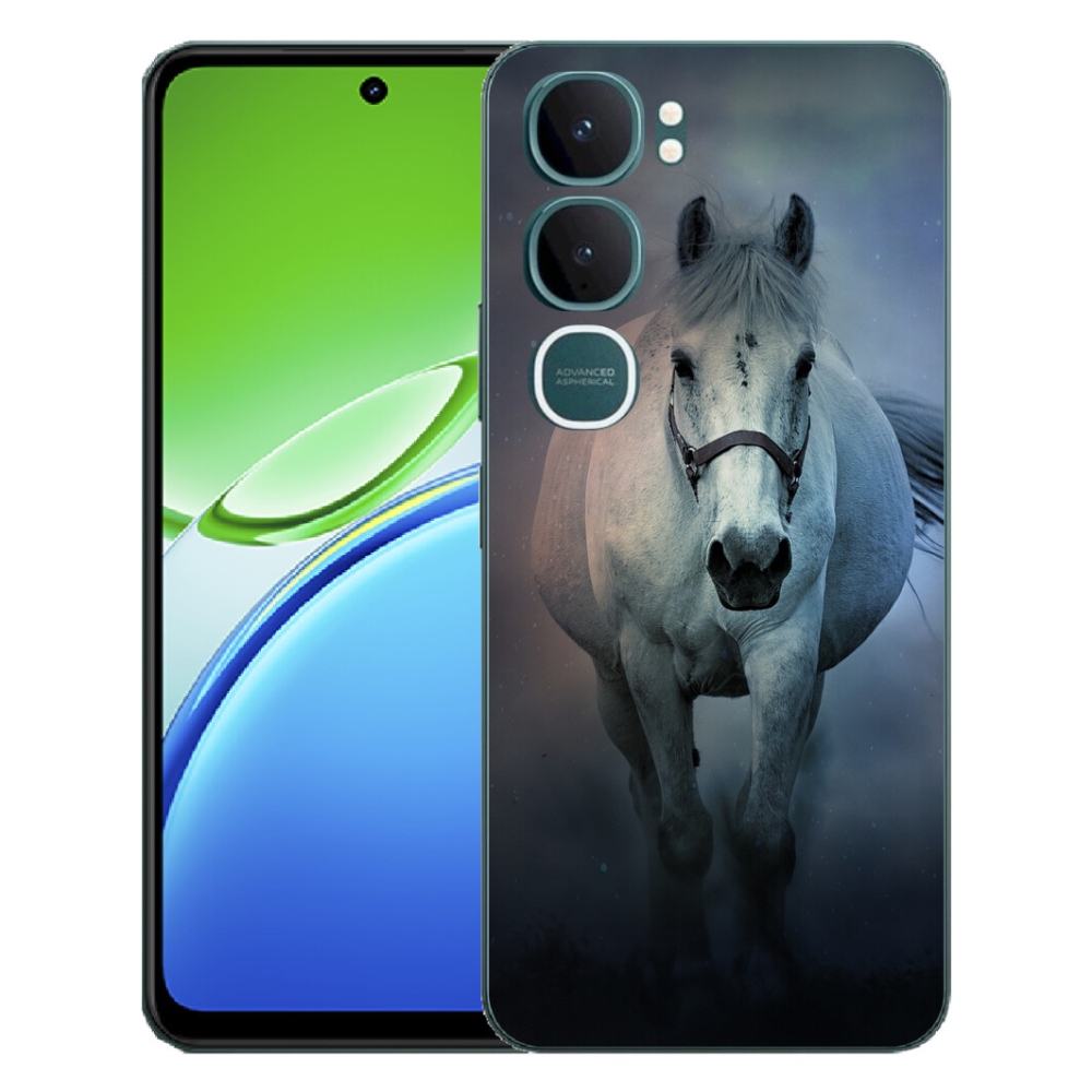 mmCase gél tok a Vivo Y21d-hez – futó fehér ló
