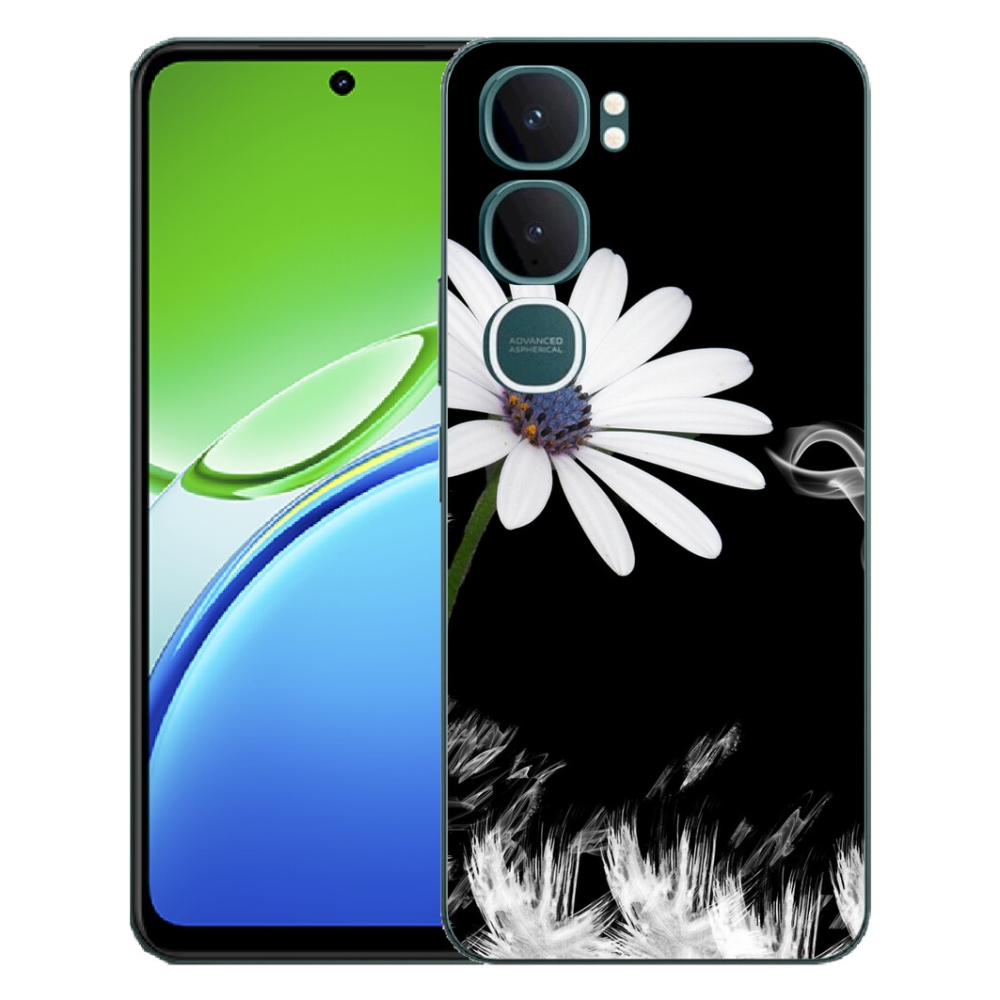 mmCase géltok a Vivo Y21d-hez – fehér virág