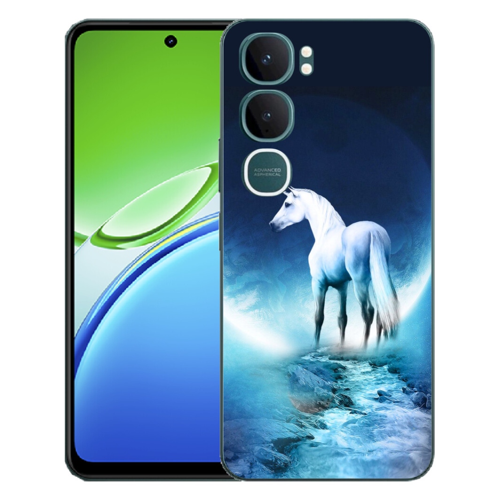 mmCase géltok a Vivo Y21d-hez – fehér egyszarvú