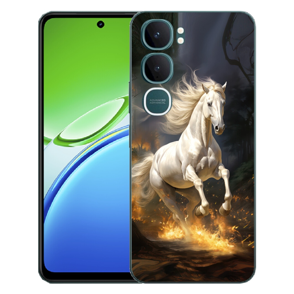 mmCase géltok a Vivo Y21d-hez – fehér ló 2
