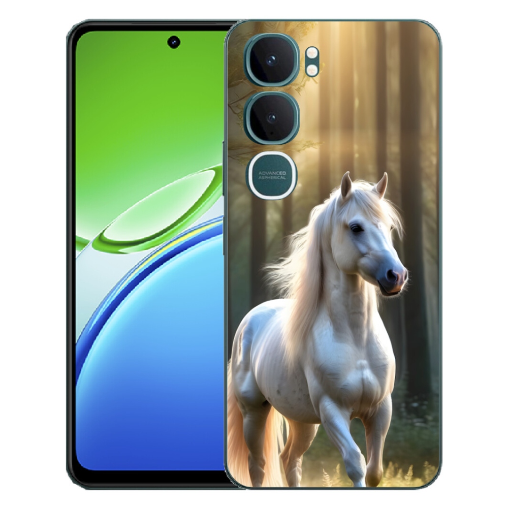 mmCase géltok a Vivo Y21d-hez – fehér ló 3