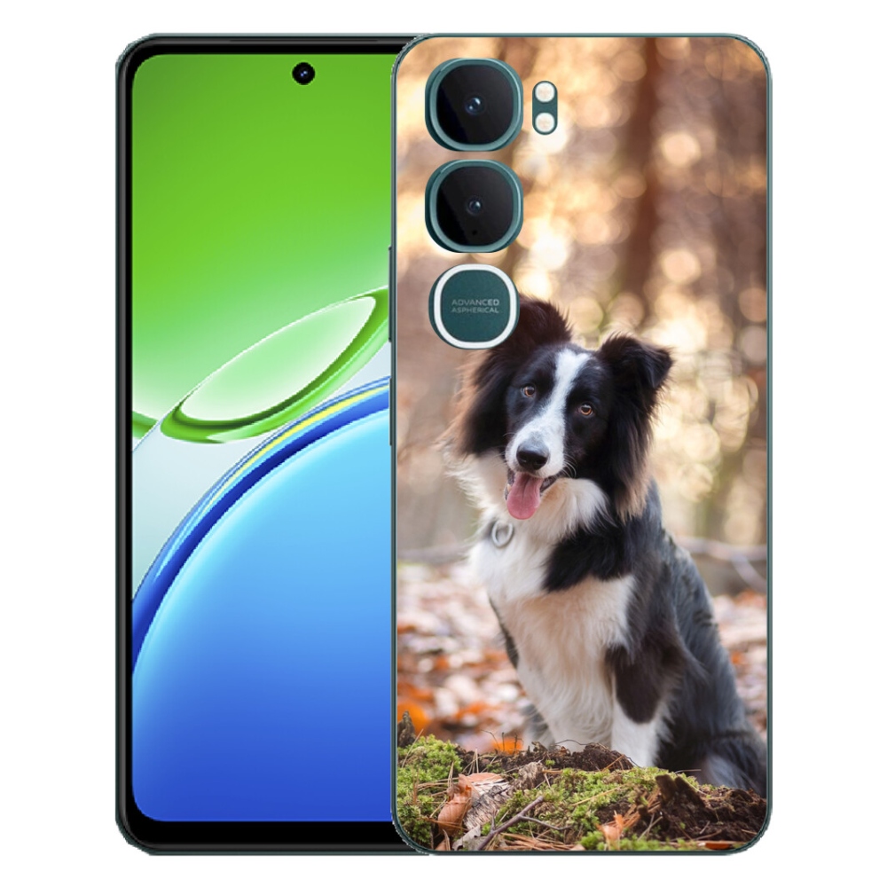 mmCase gél tok a Vivo Y21d-hez – border collie 1